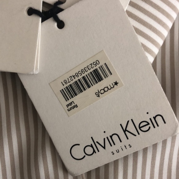 - Calvin Klein button down suit shirt size 6 - Picture 8 of 10